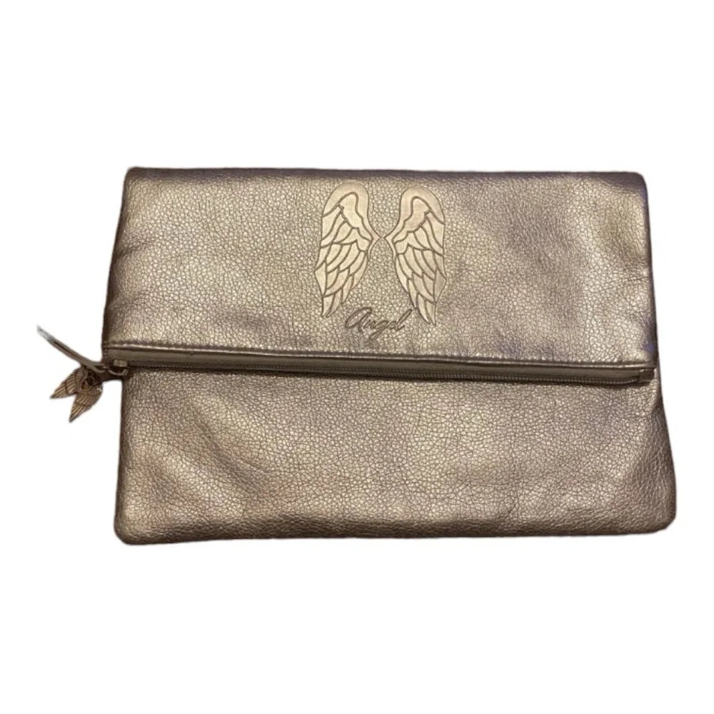 VICTORIAS SECRET ANGEL-SILVER MAKEUP/ACCESSORY BAG